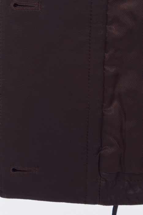 куртка из натуральной кожи по цене 25520 руб вид справа