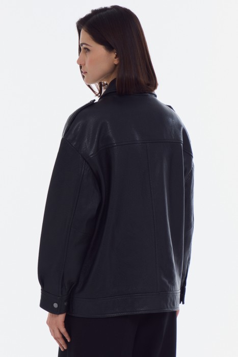 куртка из натуральной кожи по цене 14550 руб вид справа