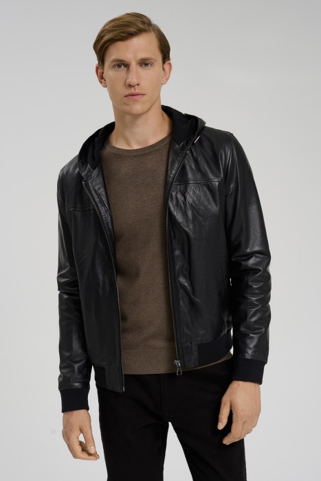 куртка из натуральной кожи 718921003 фотография