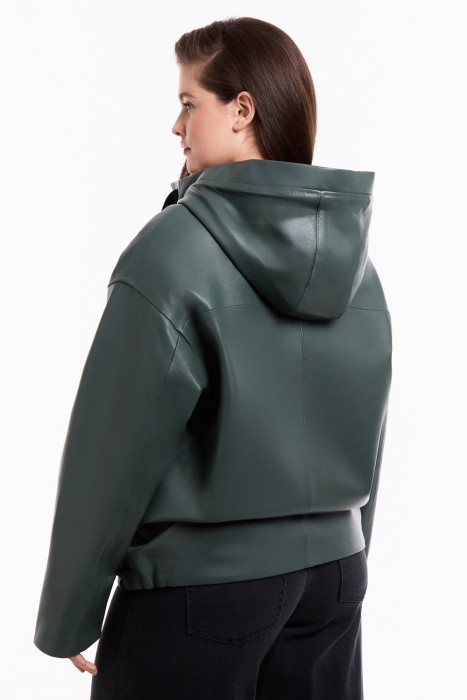 куртка из натуральной кожи по цене 15950 руб вид справа