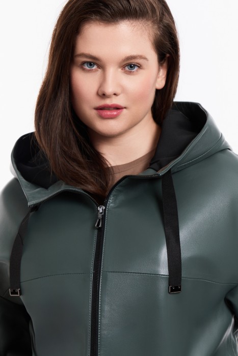 куртка из натуральной кожи из россии вид сбоку