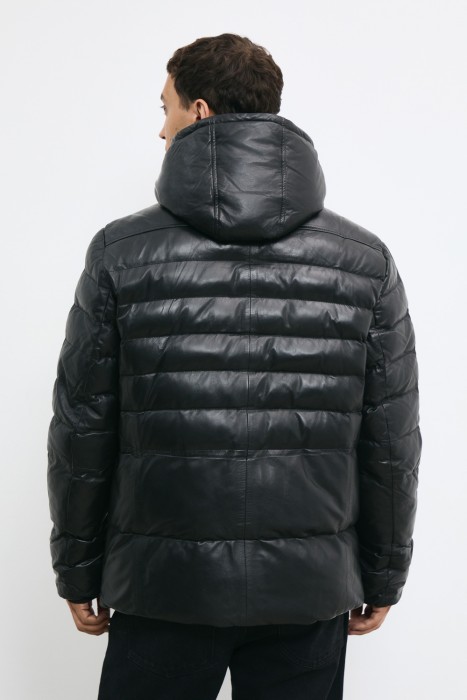 куртка из натуральной кожи по цене 10190 руб вид справа