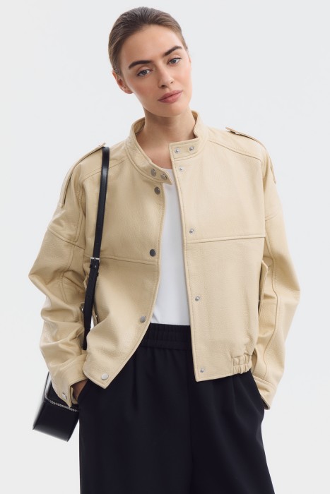 куртка из натуральной кожи 800530003 фотография