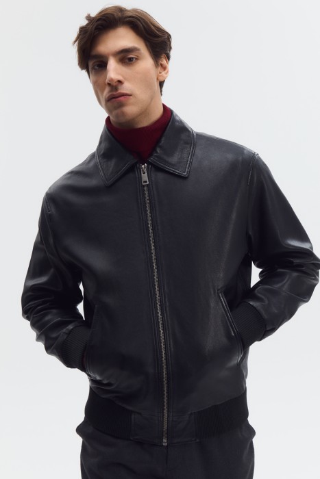 куртка из натуральной кожи 801657003 фотография