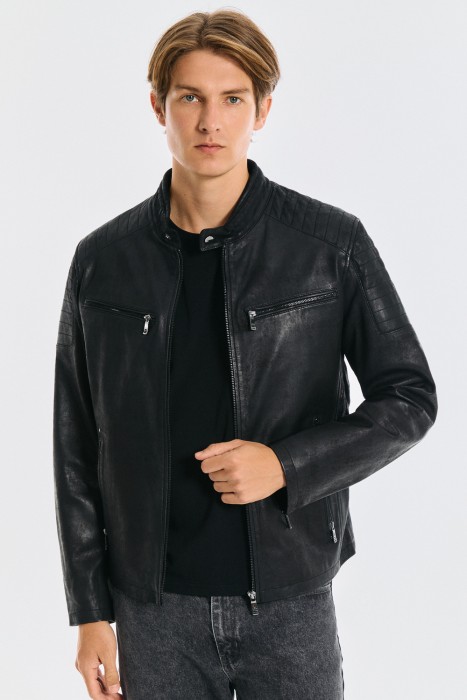 куртка из натуральной кожи 745373003 фотография