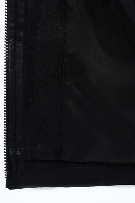 куртка из натуральной кожи от бренда снежная королева вид слева