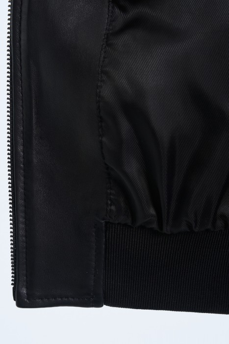 куртка из натуральной кожи от бренда снежная королева вид слева