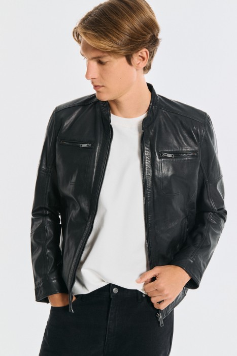 куртка из натуральной кожи 745520003 фотография