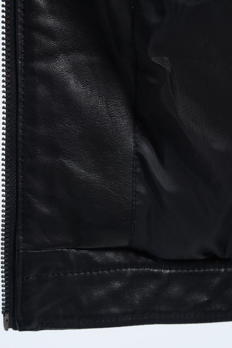 куртка из натуральной кожи от бренда снежная королева вид слева