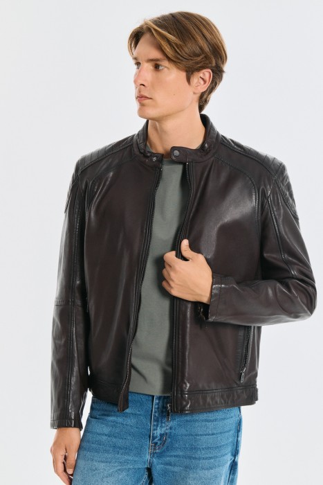 куртка из натуральной кожи 745525003 фотография