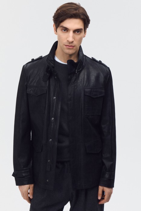 куртка из натуральной кожи 757665003 фотография
