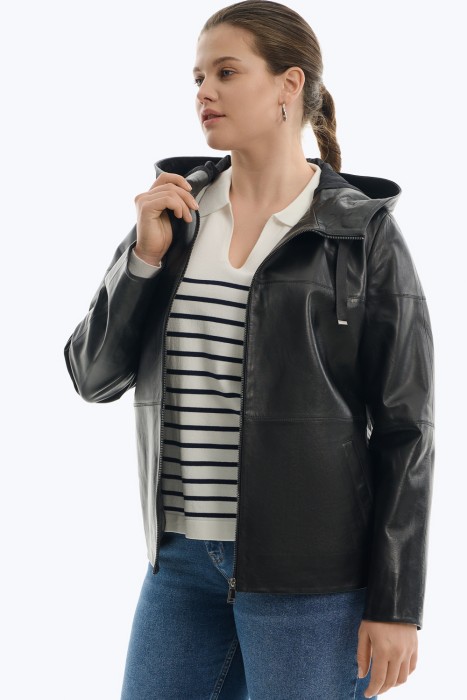 куртка из натуральной кожи 757466003 фотография