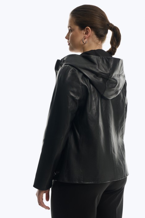 куртка из натуральной кожи по цене 21490 руб вид справа