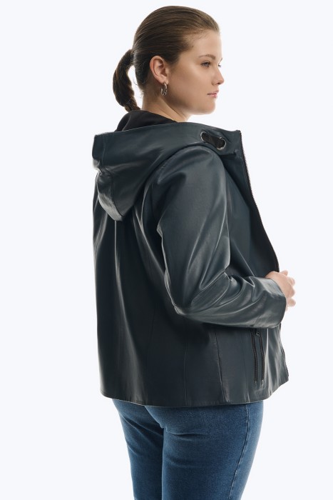 куртка из натуральной кожи по цене 21490 руб вид справа