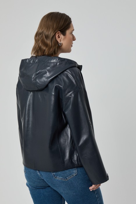 куртка из натуральной кожи по цене 17350 руб вид справа