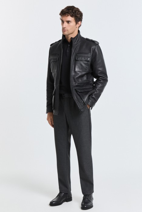 куртка из натуральной кожи 776605003 фотография