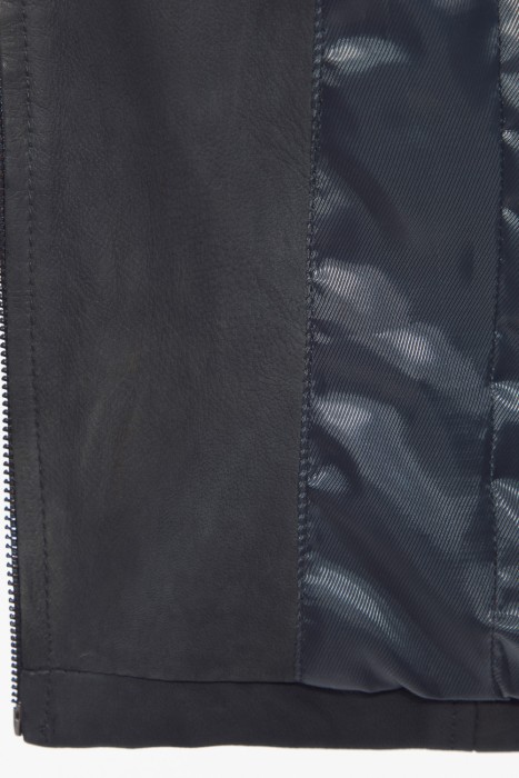 куртка из натуральной кожи из россии вид сбоку