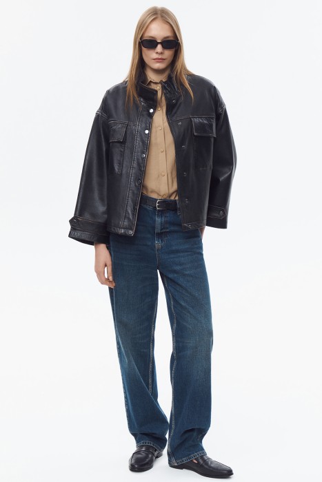 куртка из натуральной кожи 800545003 фотография