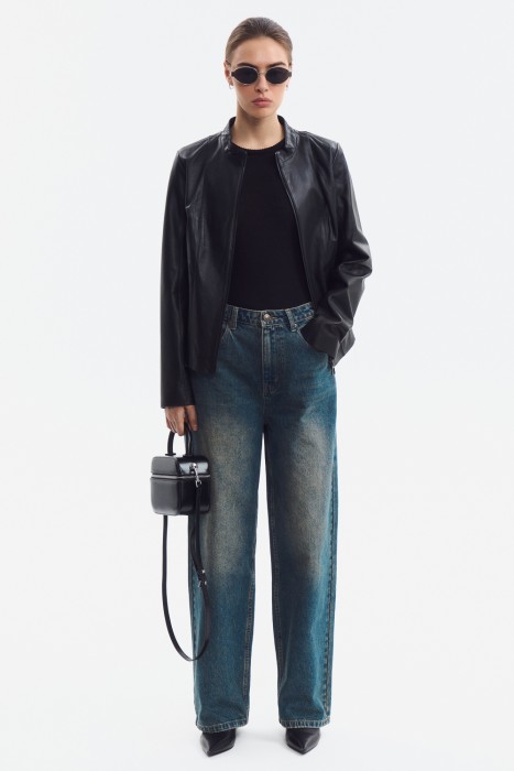 куртка из натуральной кожи 802538003 фотография