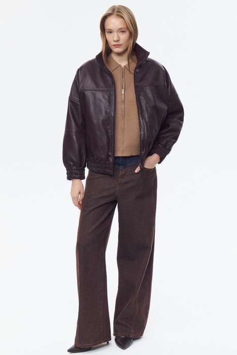 куртка из натуральной кожи 800459003 фотография