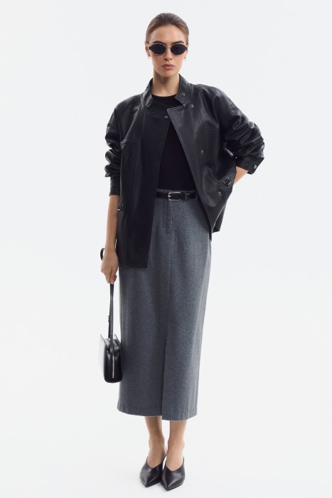 куртка из натуральной кожи 802559003 фотография