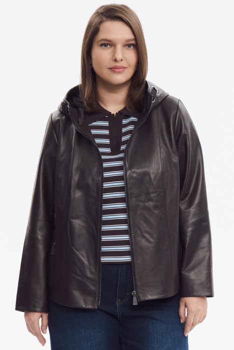 куртка из натуральной кожи 802554003 фотография