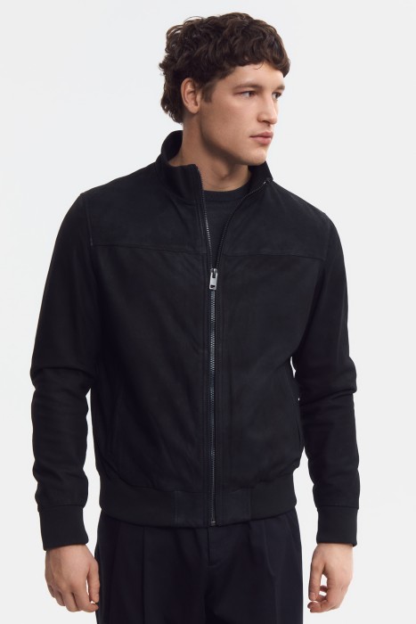 куртка из натуральной кожи от бренда снежная королева вид слева