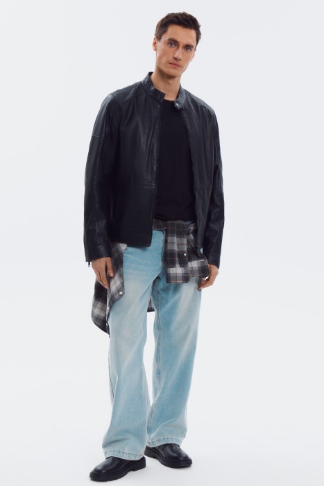 куртка из натуральной кожи 801856003 фотография