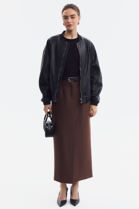 куртка из натуральной кожи 800276003 фотография