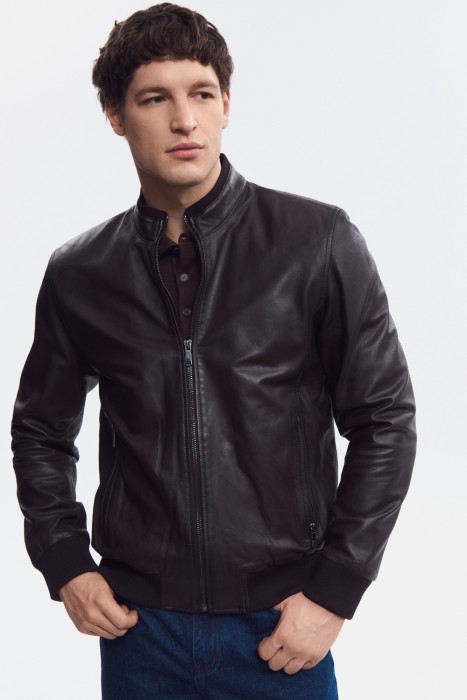 куртка из натуральной кожи 801754003 фотография