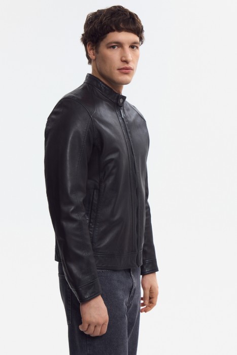 куртка из натуральной кожи 801758003 фотография