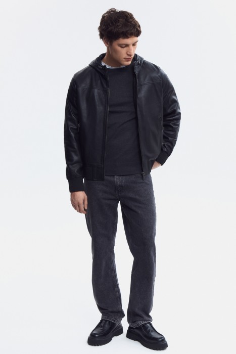 куртка из натуральной кожи 801648003 фотография