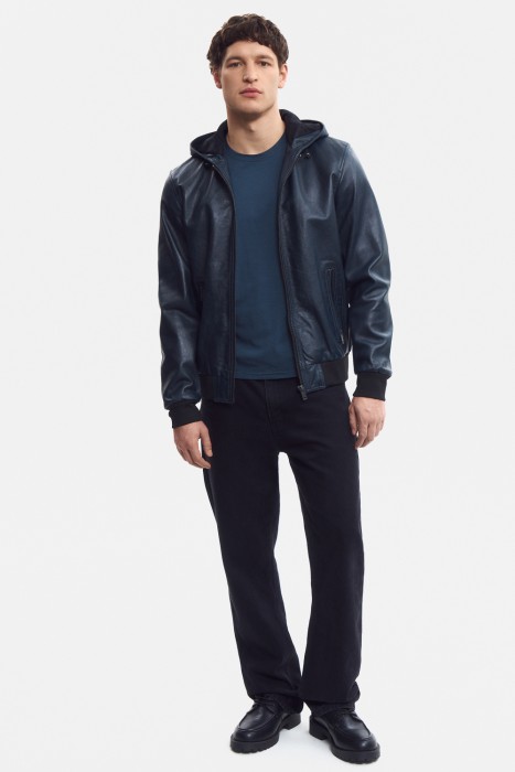 куртка из натуральной кожи 801387003 фотография