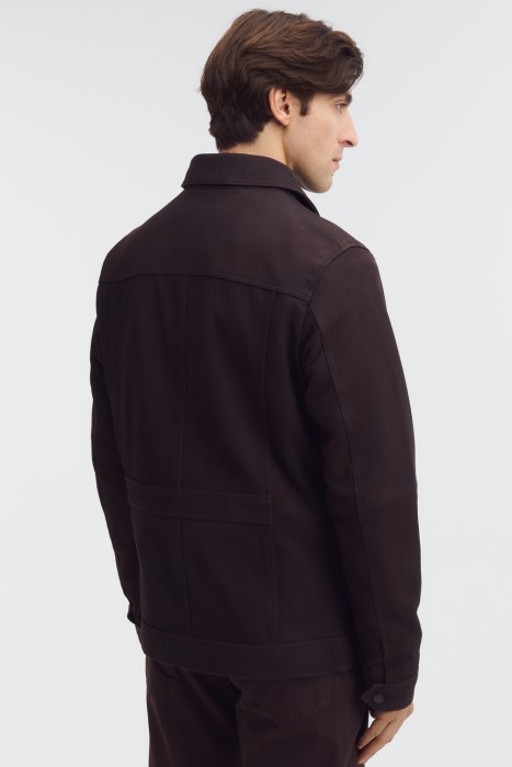 куртка из натуральной кожи по цене 13430 руб вид справа