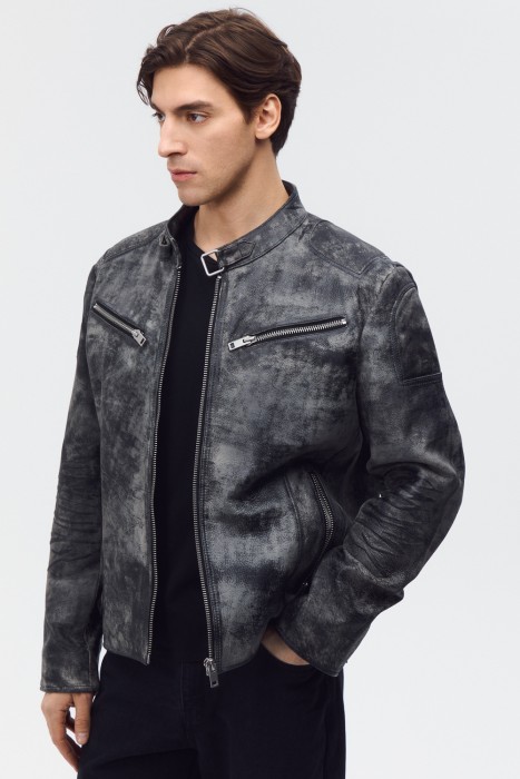 куртка из натуральной кожи 800661003 фотография