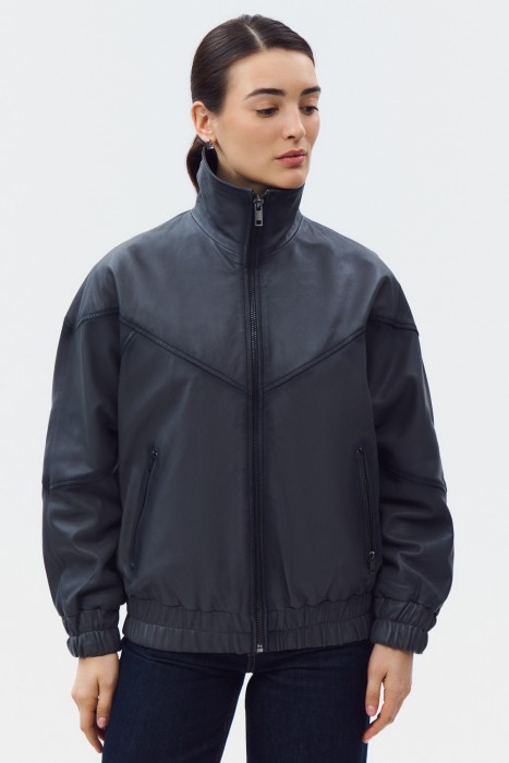 куртка из натуральной кожи 801091003 фотография