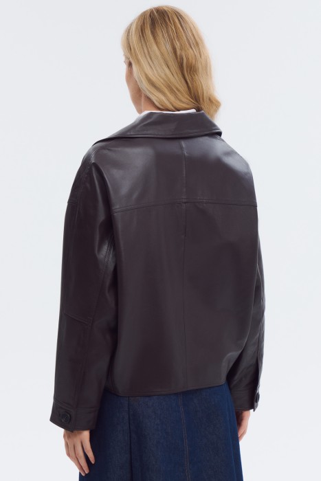 куртка из натуральной кожи по цене 16120 руб вид справа