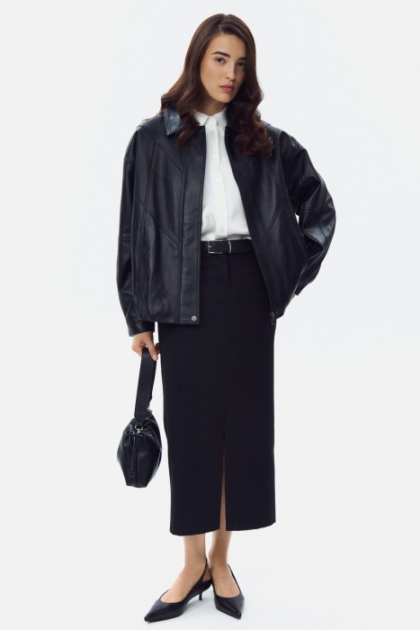 куртка из натуральной кожи 819523003 фотография