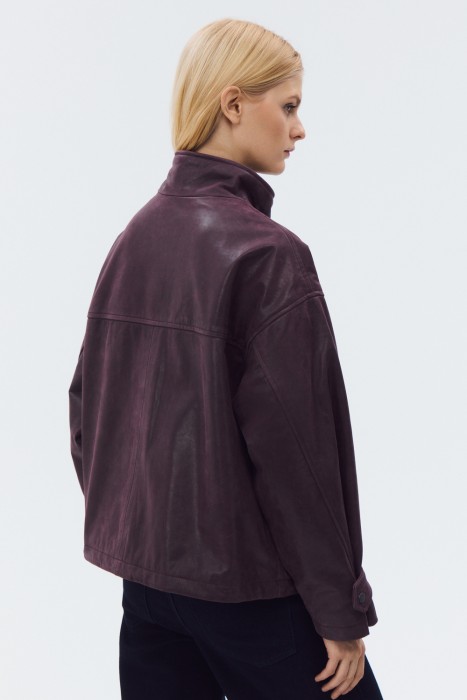 куртка из натуральной кожи по цене 18800 руб вид справа