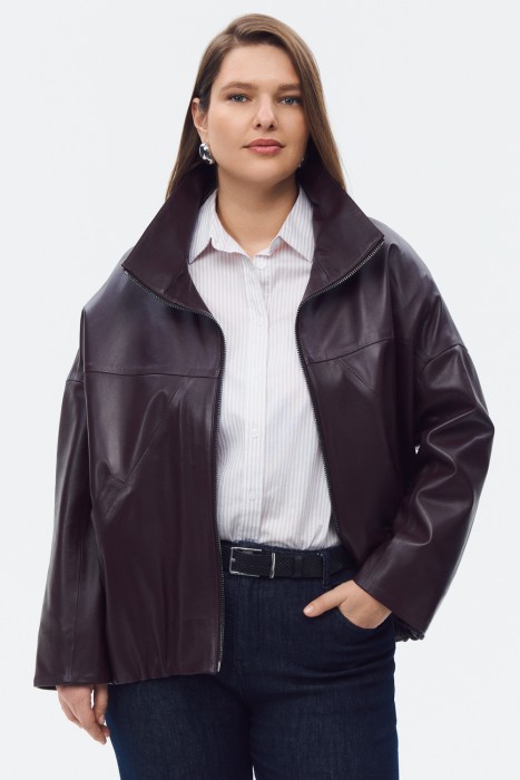 куртка из натуральной кожи 823723003 фотография