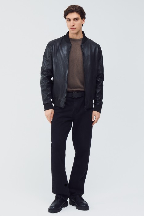 куртка из натуральной кожи 801477003 фотография