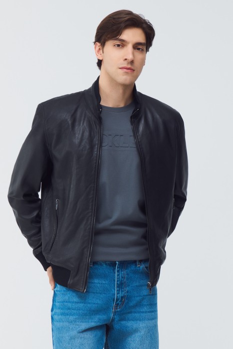 куртка из натуральной кожи 801752003 фотография