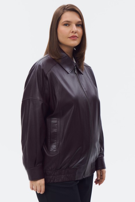 куртка из натуральной кожи по цене 23510 руб вид справа