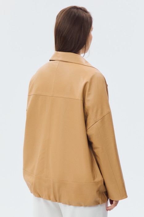 куртка из натуральной кожи по цене 24850 руб вид справа