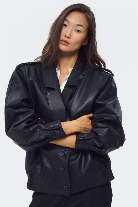 куртка из натуральной кожи 819390003 фотография