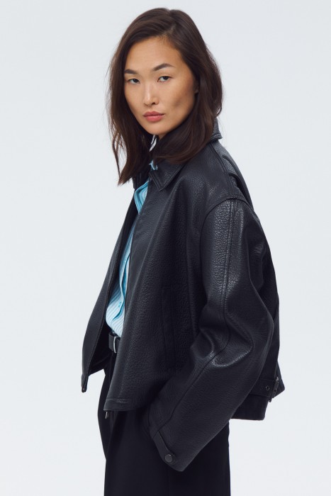 куртка из натуральной кожи 819392003 фотография