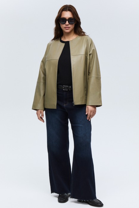 куртка из натуральной кожи 803036003 фотография