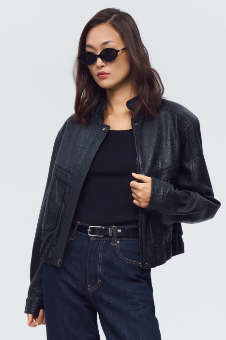 куртка из натуральной кожи 819381003 фотография