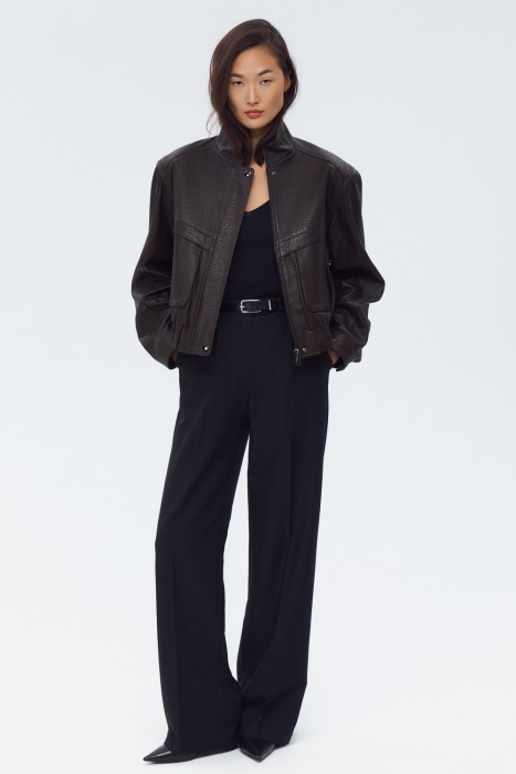 куртка из натуральной кожи 819401003 фотография