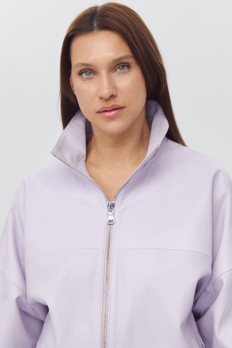 куртка из натуральной кожи из россии вид сбоку